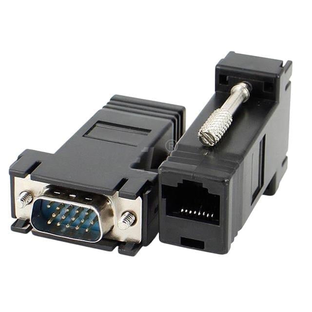 Powermaster VGA Extender RJ45 CAT5/CAT6/CAT7 Uzatıcı Çevirici (2'li Paket)