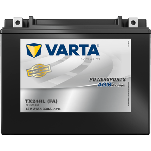 Powersports AGM Active 12V 21Ah 330 A – TX24HL (FA) | Motosiklet & ATV Aküsü