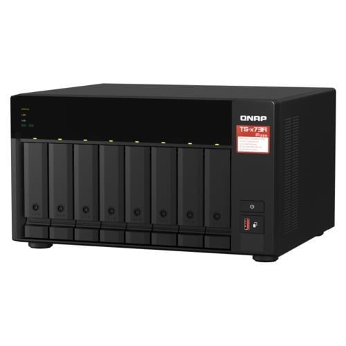 QNAP TS-873A-8G 8 Disk Yuvalı NAS | AMD Ryzen V1500B, 8GB DDR4, PCIe ve 2.5GbE