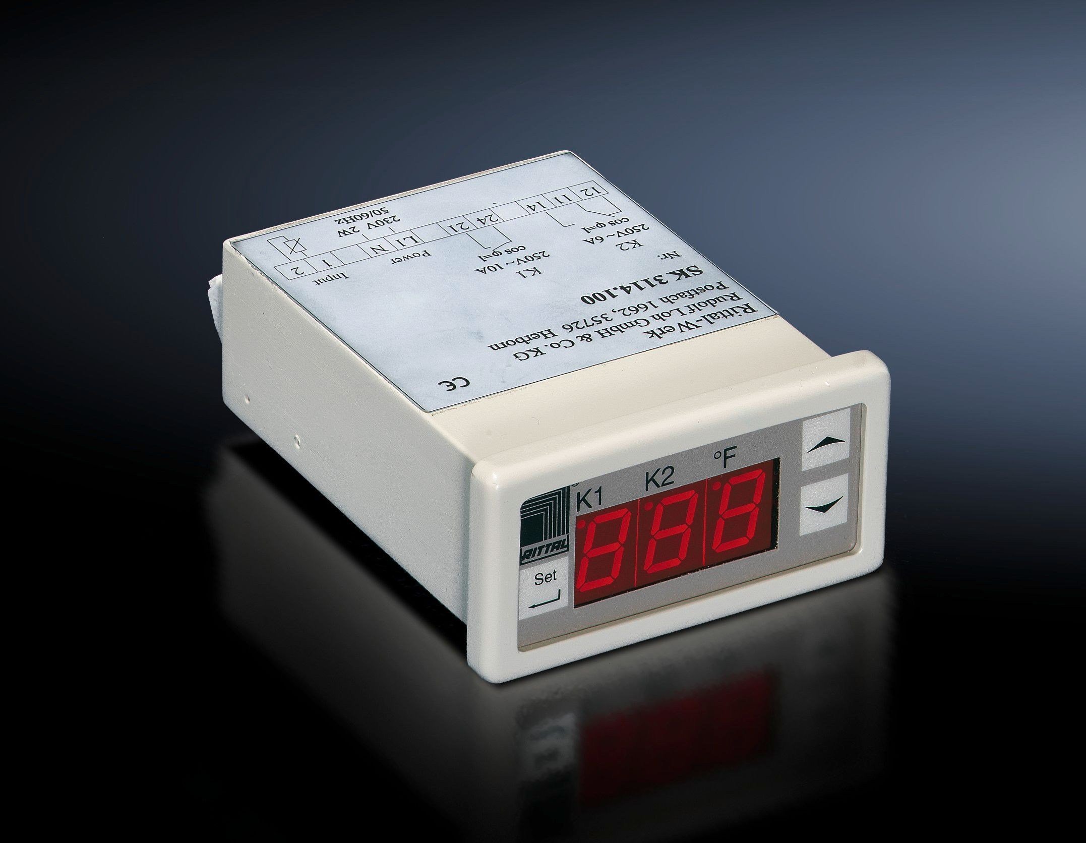 Rittal SK 3114200 Dijital Pano İçi Sıcaklık Göstergesi ve Regülatörü 5-55 °C SK 3114200