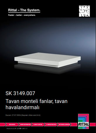Rittal SK 3149007 TopTherm Tavan Tipi Fan ve Havalandırma Ünitesi 3149007