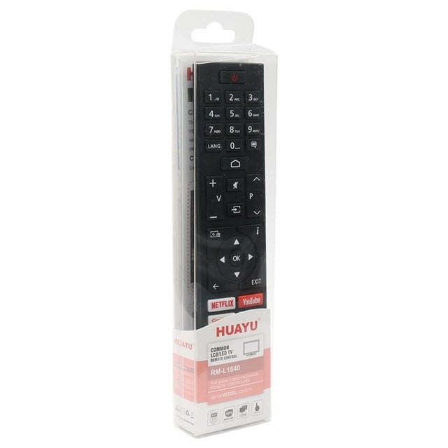 RM-L1840 Vestel Netflix Youtube Prime Video Google Play Disney+ Tuşlu LCD Led TV Kumanda