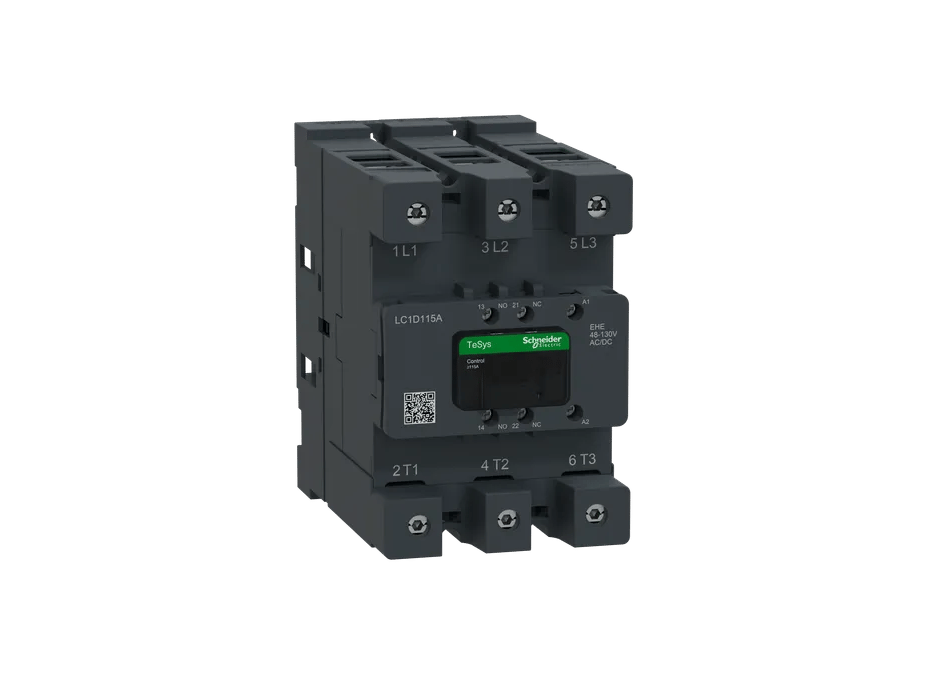 Schneider LC1D115AEHE 55 kW 115 A 3 Kutuplu 3 NO 48-130 V AC/DC Kontaktör LC1D115AEHE