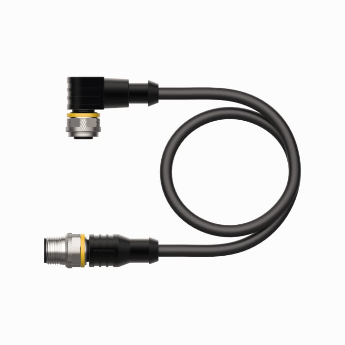 Turck WKC4.4T-5/TXL | M12 Dişi Açılı Sensör/Aktüatör Kablosu