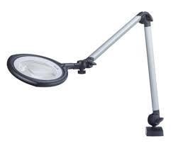 Waldmann TEVISIO-TVD Vidalı Flanşlı LED Büyüteç Lambası, 3,5 diyoptri, 160 mm Lens