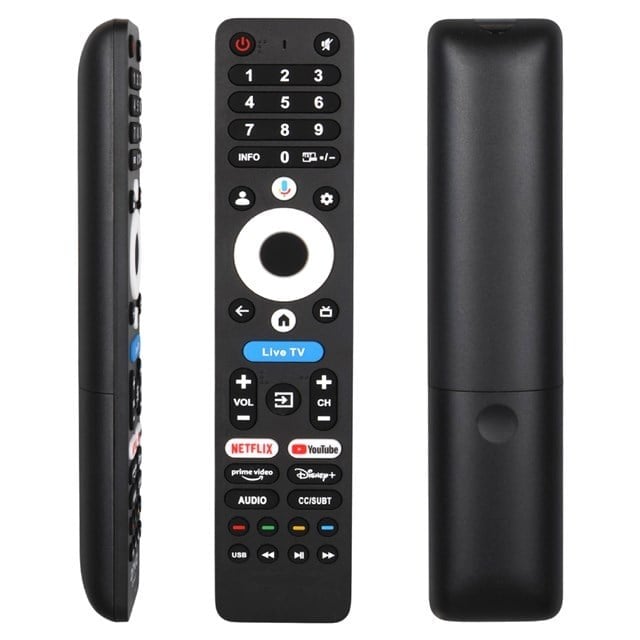 Weko Philips-Arçelik-Beko-Onvo Ses Komutlu Live TV-Netflix-Youtube-Prime Video-Disney Akıllı TV Kumanda