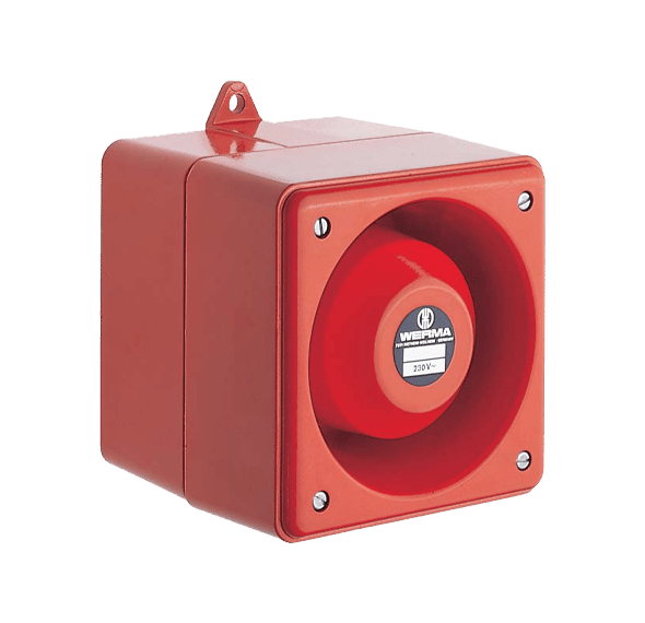 WERMA 129 052 68 Ağır Hizmet Tipi Çok Tonlu Siren 220V AC