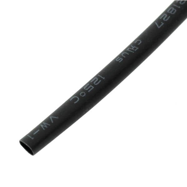 WOER-R3.5-BLACK 4 mm Siyah Isı ile Daralan Makaron 2:1 UL WOER-R3.5-BLACK