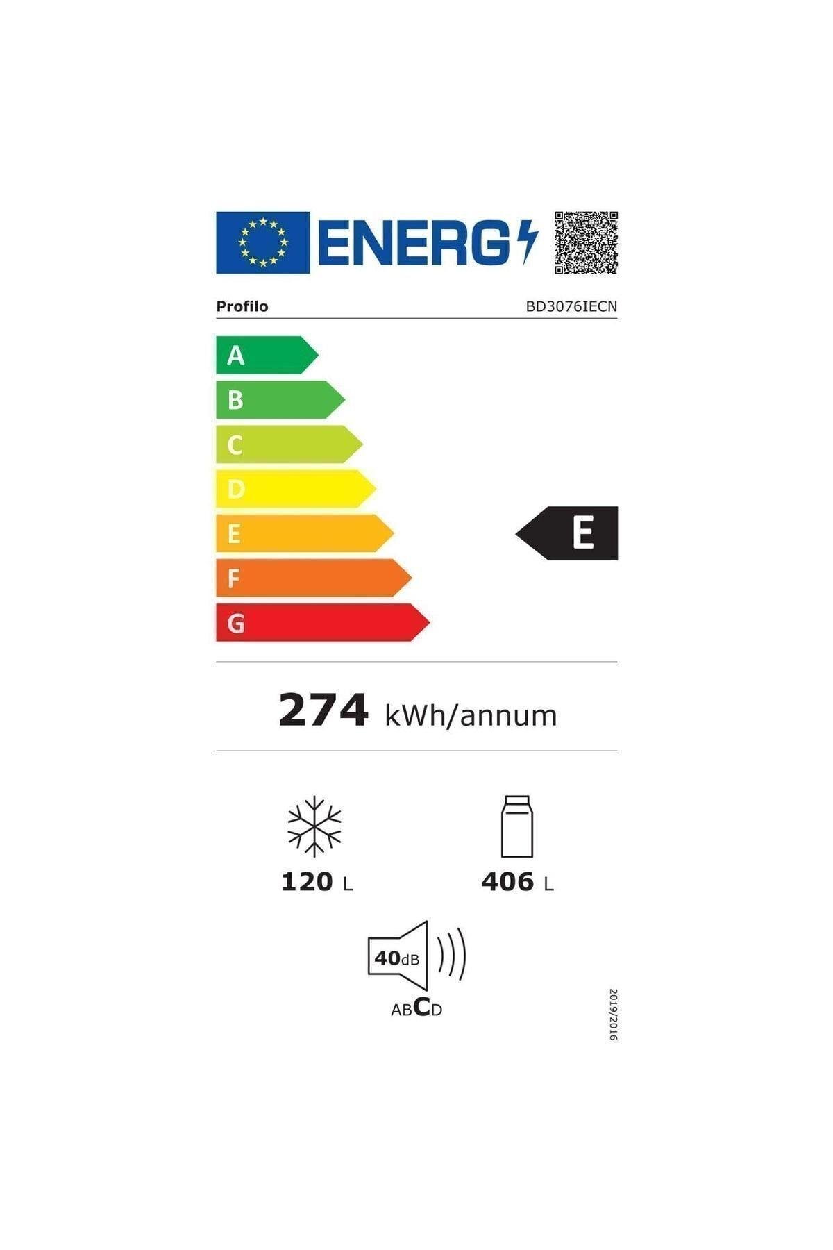 Bd3076ıecn E Enerji Sınıfı 526 Lt Nofrost Alttan Donduruculu Buzdolabı Gri