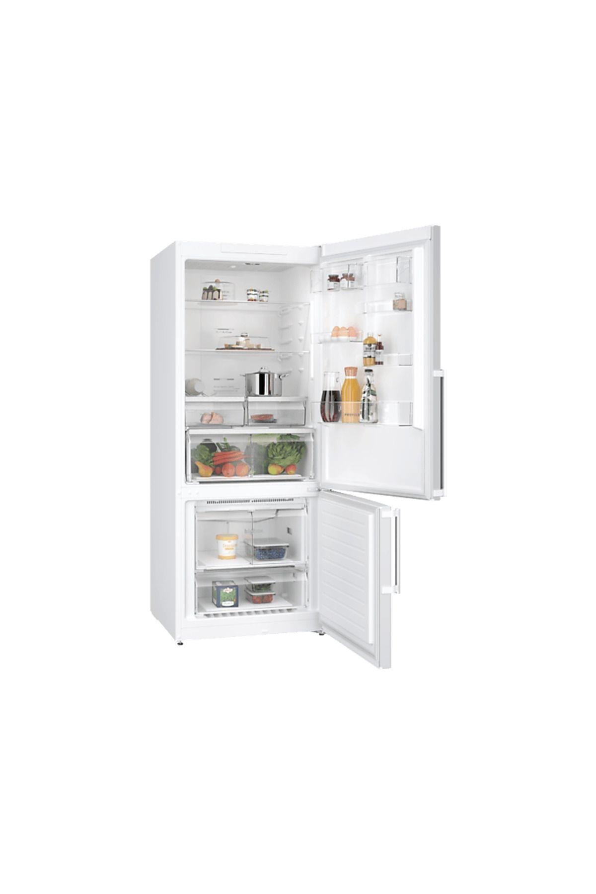 BD3076WECN E Enerji Sınıfı 578 Lt Alttan Derin Donduruculu NoFrost Buzdolabı Beyaz