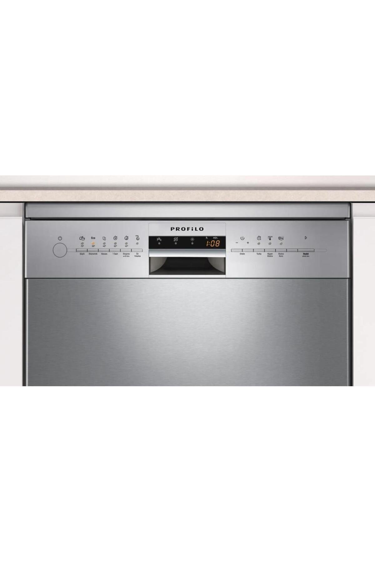 PROFİLO BM6380MA BULAŞIK MAKİNESİ 6 PRG. İNOX
