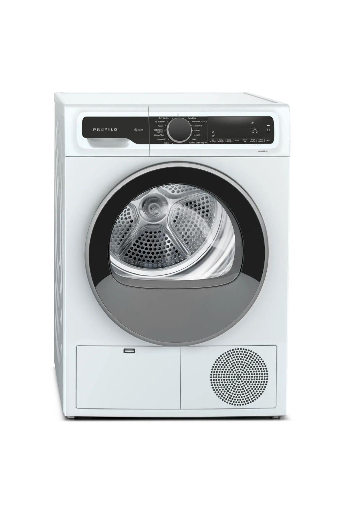 PROFİLO KM961RCTR / 9 Kg - Buhar Destekli Isı Pompalı Kurutma Makinasi