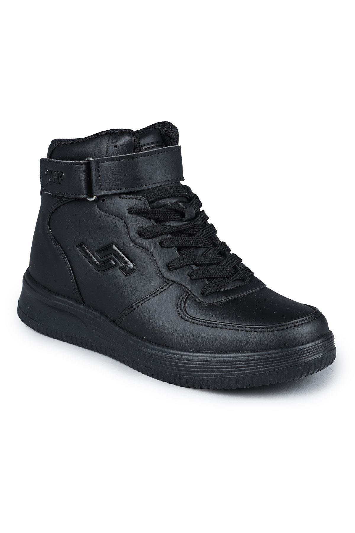16308 Yüksek Bilekli Siyah Kadın Sneaker Günlük Spor Ayakkabı