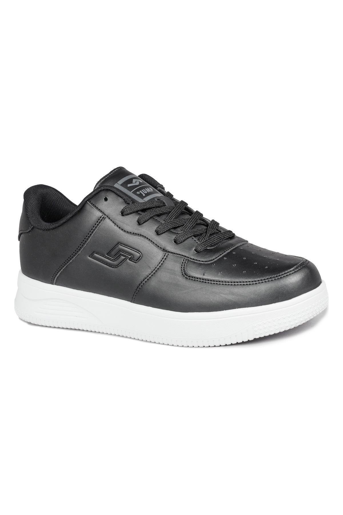 21516 Siyah - Beyaz Kadın Sneaker Günlük Spor Ayakkabı