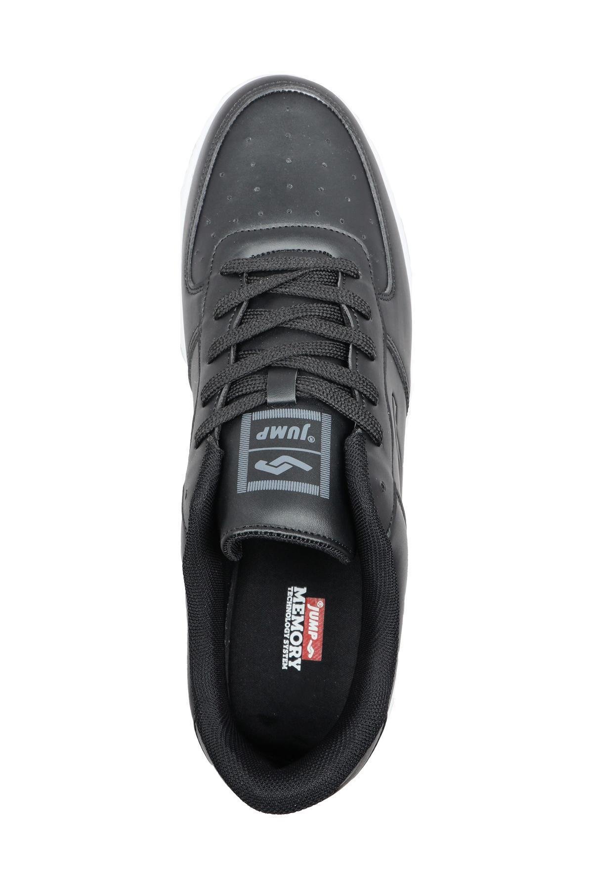21516 Siyah - Beyaz Kadın Sneaker Günlük Spor Ayakkabı