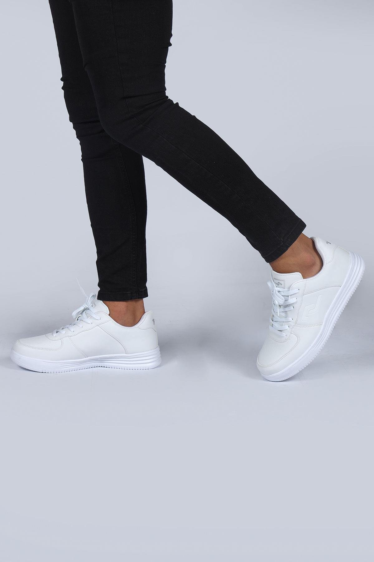 22233 Beyaz Erkek Sneaker Günlük Spor Ayakkabı