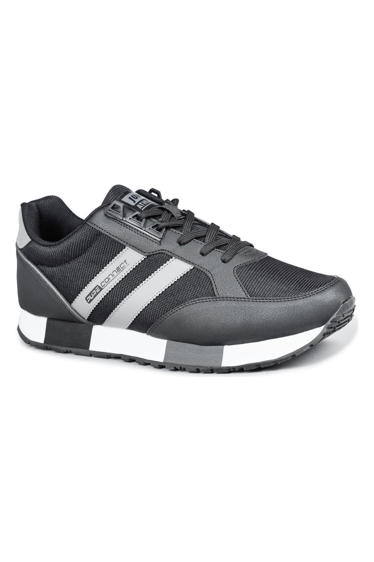 23920 Siyah Erkek Sneaker Günlük Spor Ayakkabı