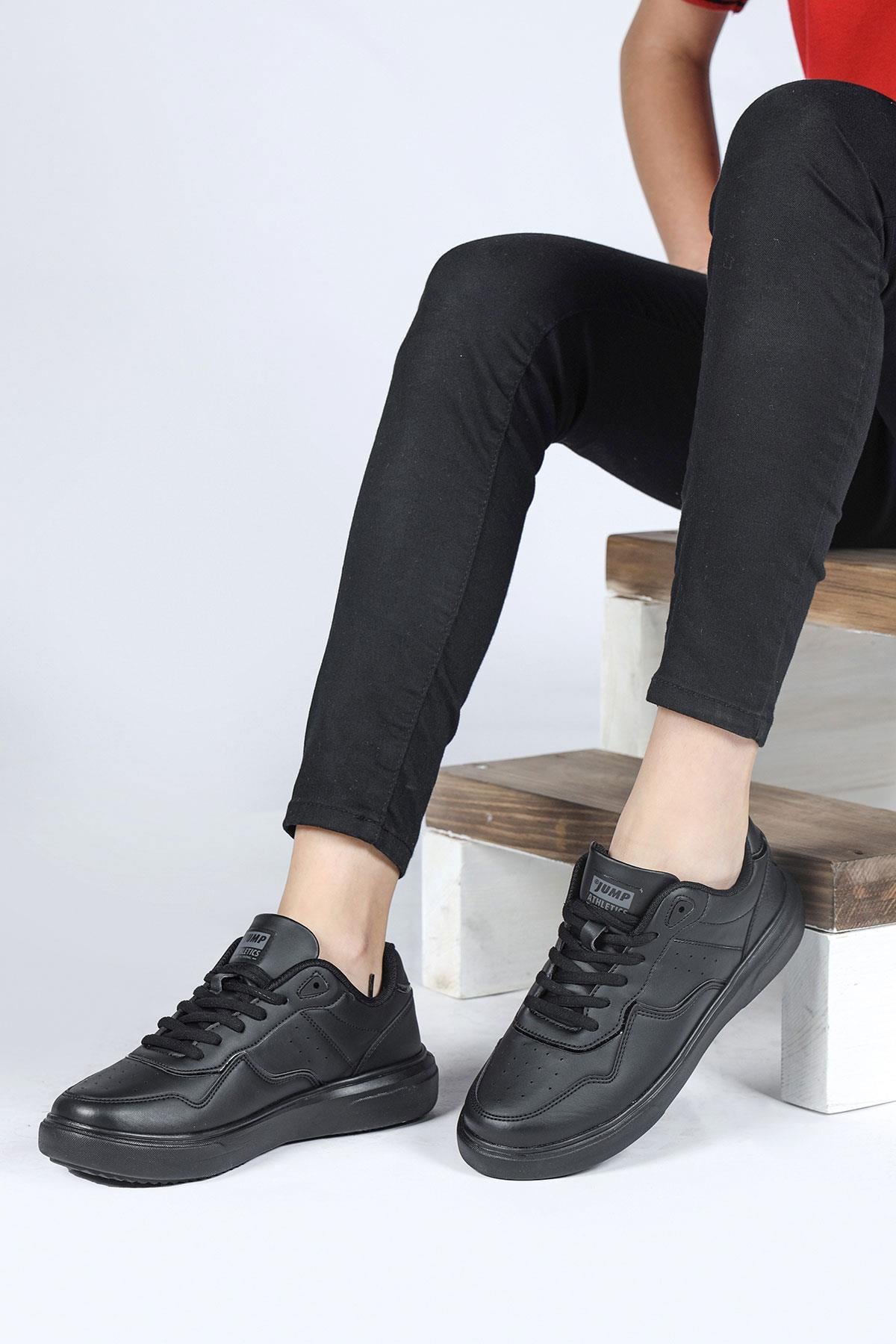 26821 Siyah Kadın Sneaker Günlük Spor Ayakkabı