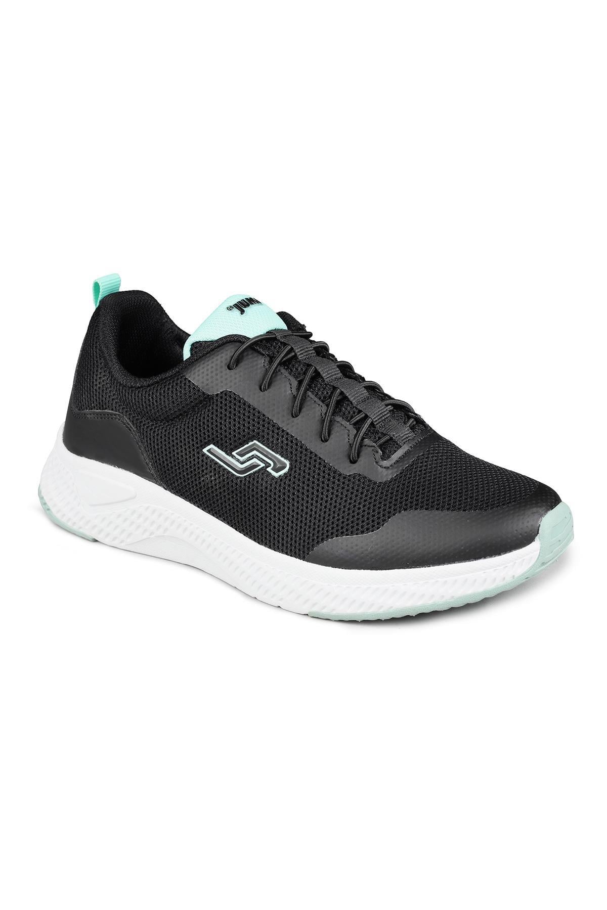 27360 Siyah - Mint Yeşili Kadın Sneaker Günlük Spor Ayakkabı