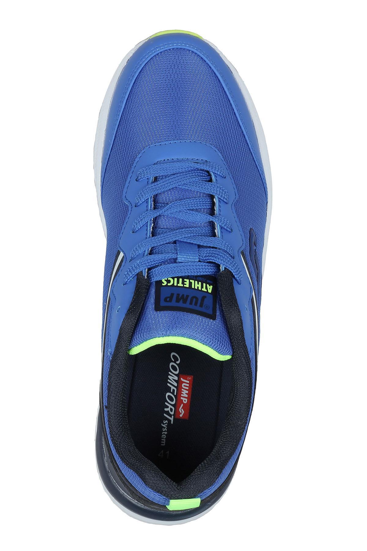 28037 Royal Mavi - Siyah Erkek Sneaker Günlük Spor Ayakkabı
