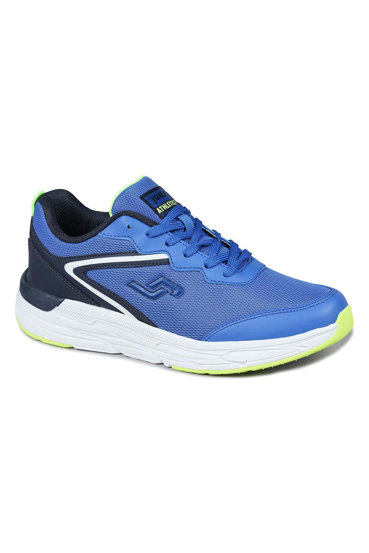 28037 Royal Mavi - Siyah Erkek Sneaker Günlük Spor Ayakkabı