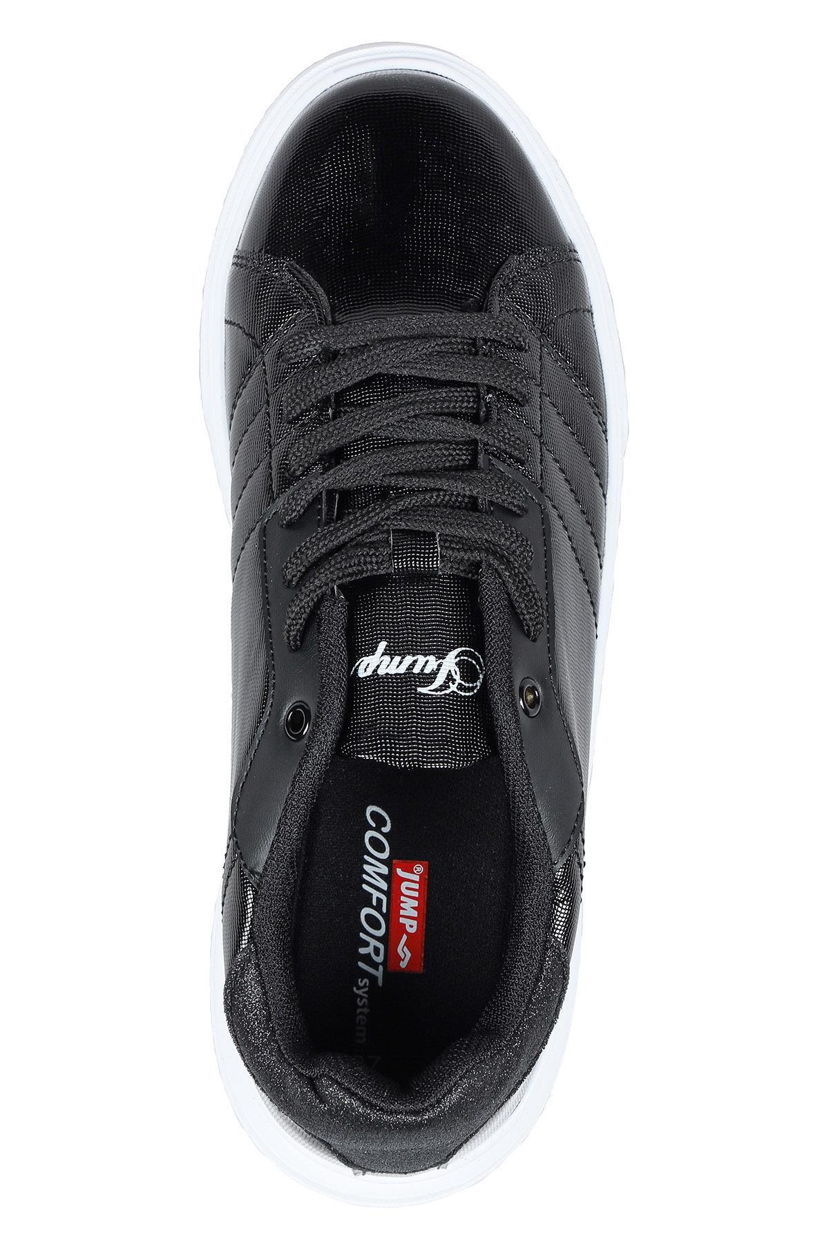 28054 Siyah - Beyaz Kadın Sneaker Günlük Spor Ayakkabı