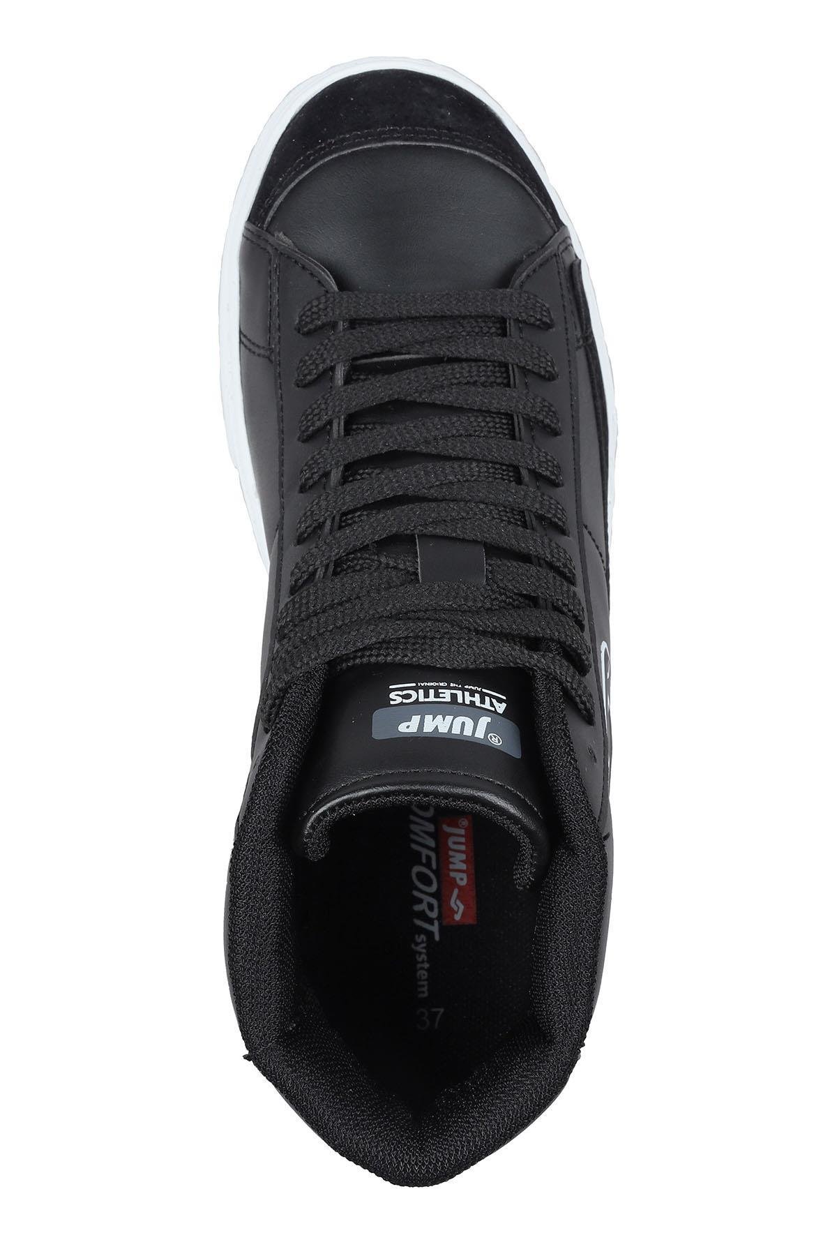 28148 Yüksek Bilekli Siyah Kadın Sneaker Günlük Spor Ayakkabı