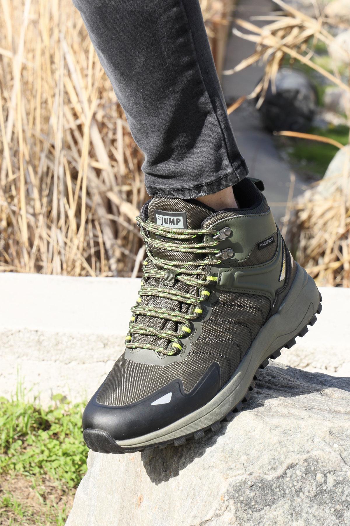 28680 Haki Erkek Su Geçirmez Outdoor Bot Spor Ayakkabı