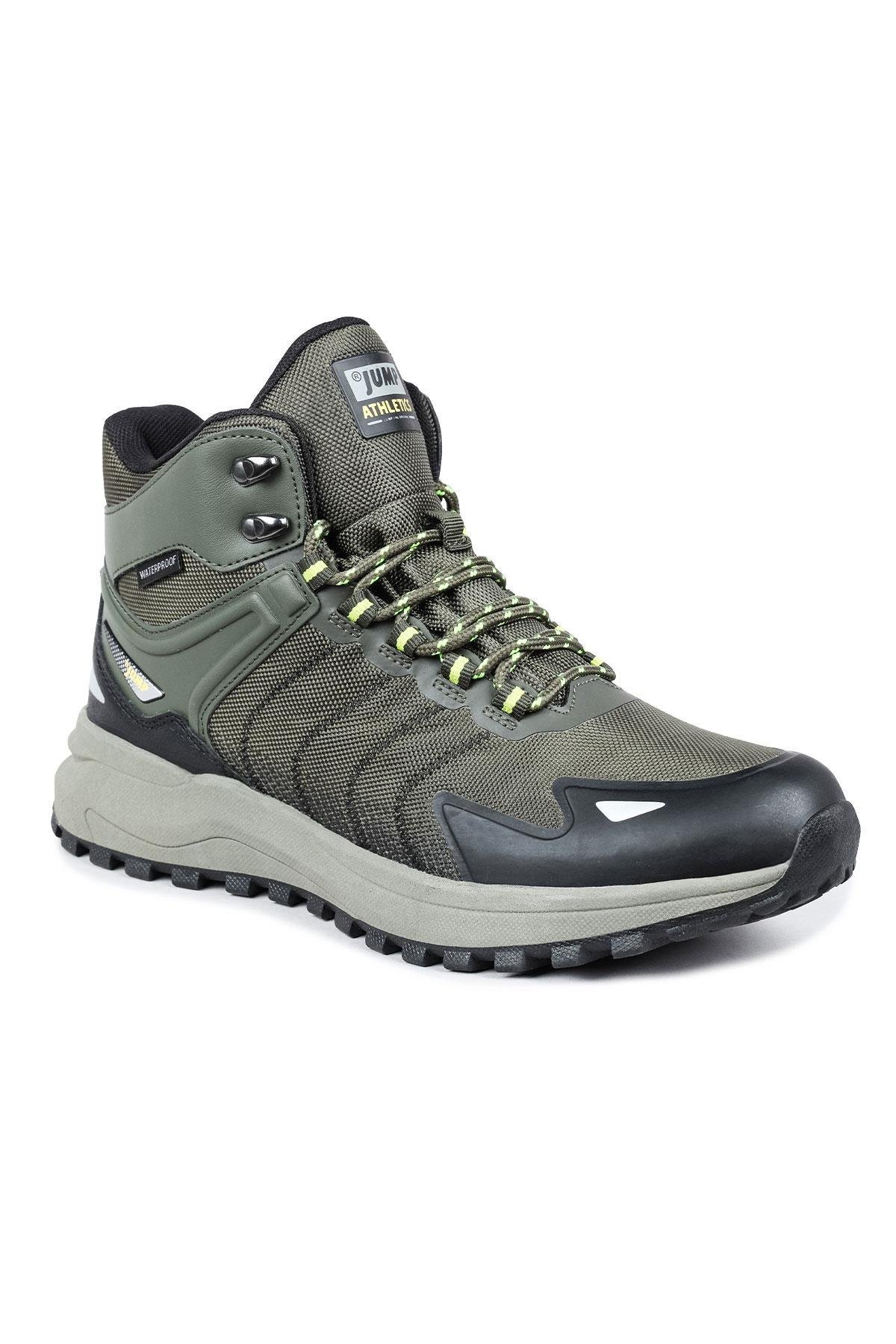 28680 Haki - Siyah Erkek Su Geçirmez Outdoor Bot Spor Ayakkabı
