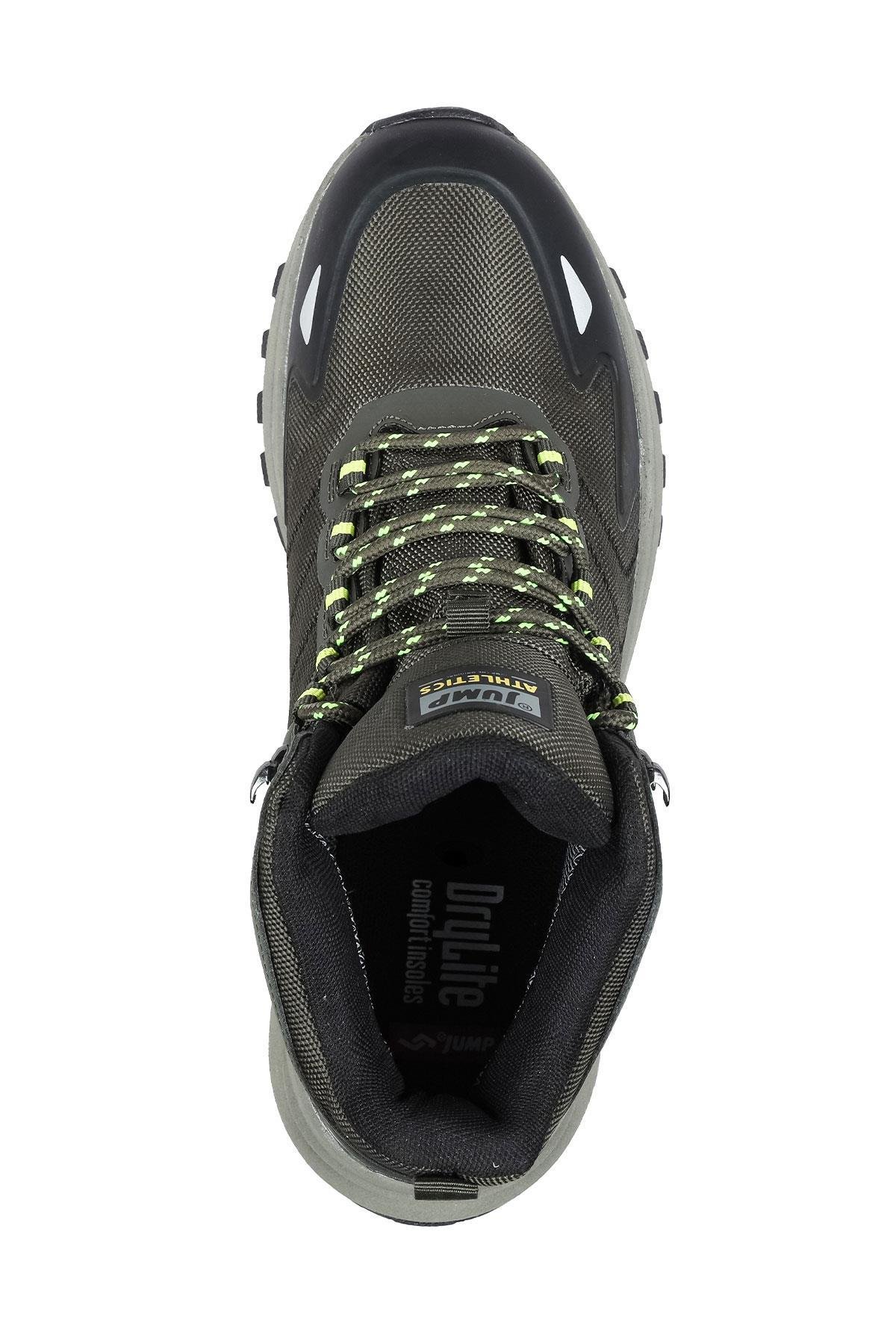 28680 Haki - Siyah Erkek Su Geçirmez Outdoor Bot Spor Ayakkabı