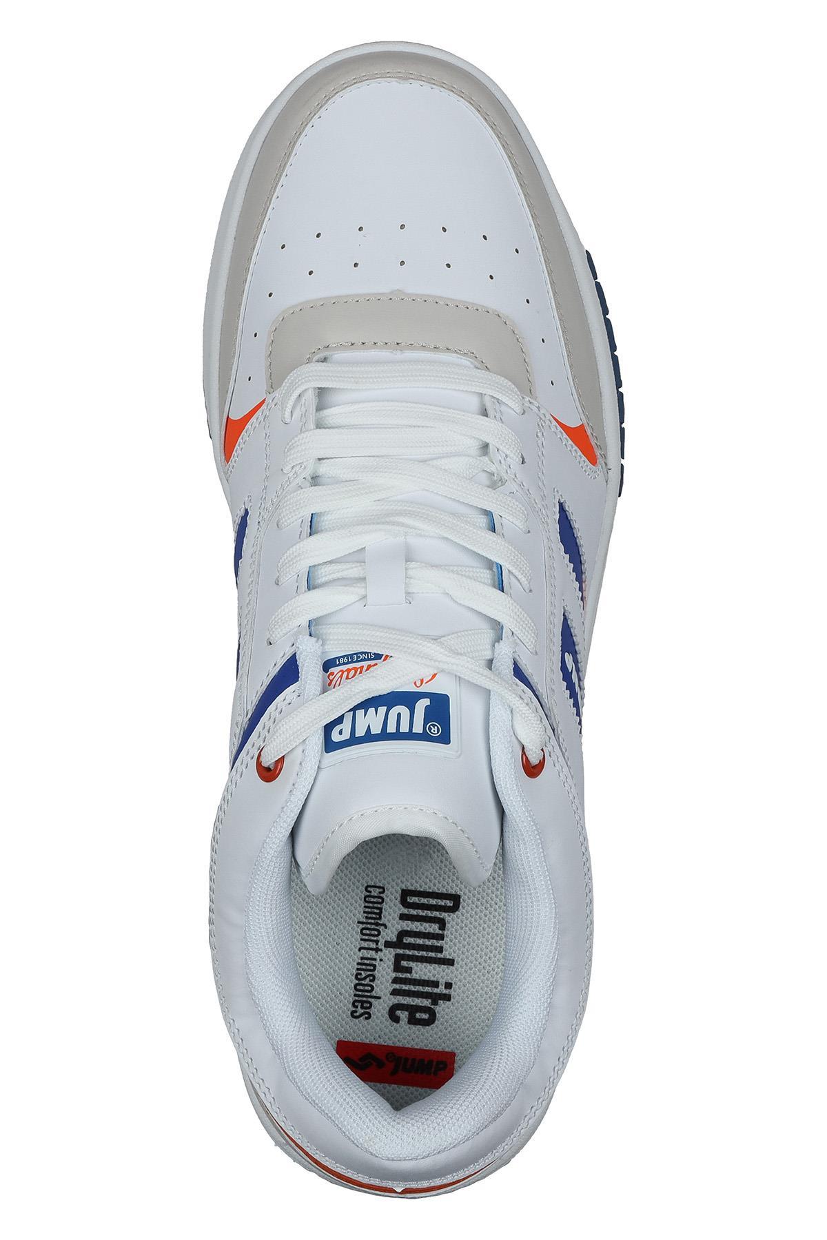 28693 Beyaz - Mavi Erkek Sneaker Günlük Spor Ayakkabı