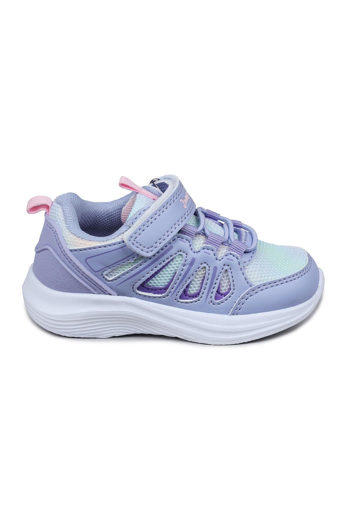 29183 Cırtlı Lila Kız Çocuk Sneaker Günlük Spor Ayakkabı