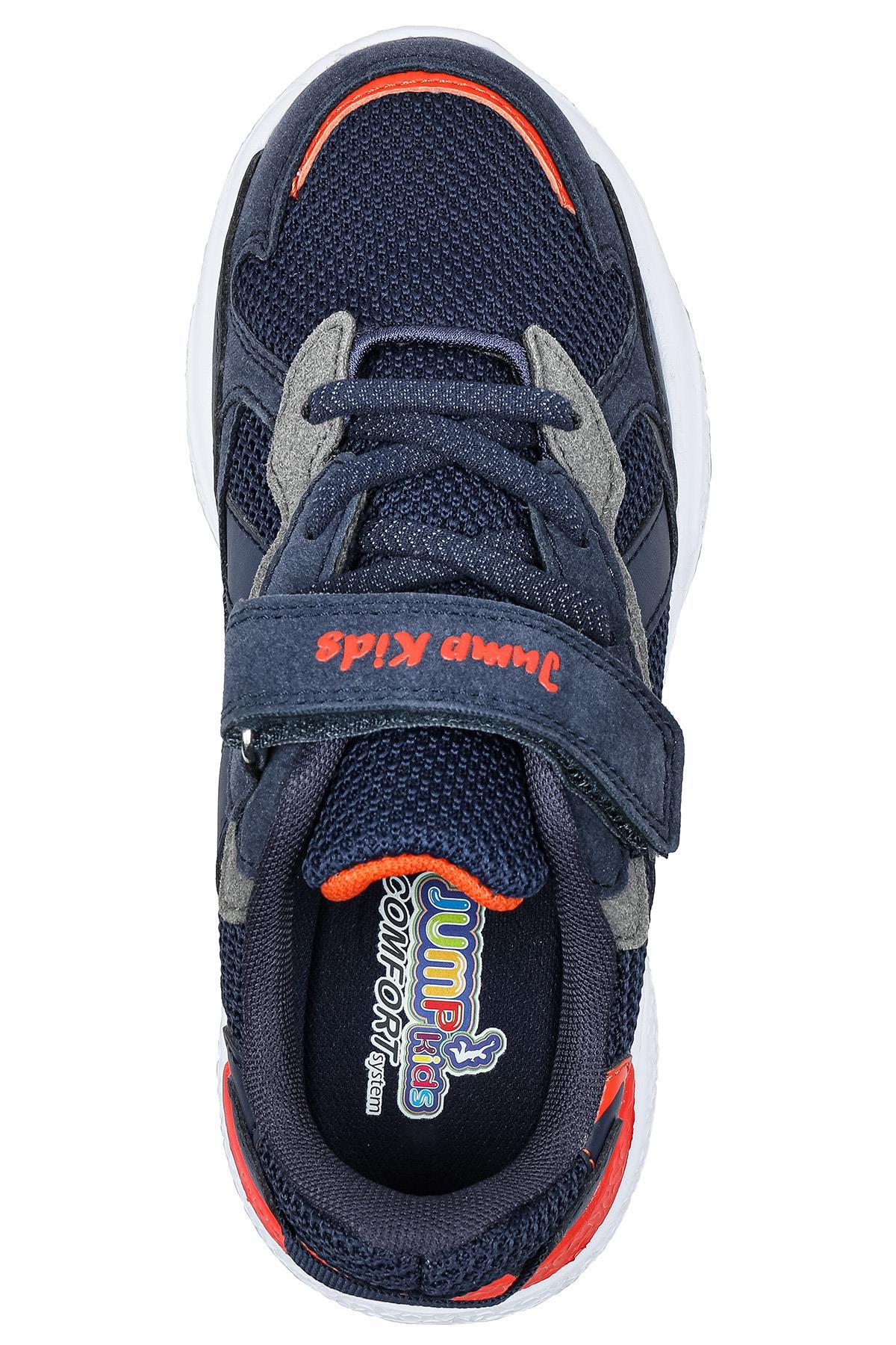 29189 Cırtlı Lacivert Üniseks Çocuk Sneaker Günlük Spor Ayakkabı