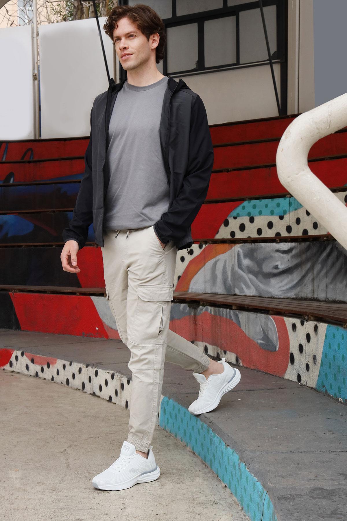 29578 Beyaz Erkek Sneaker Günlük Spor Ayakkabı