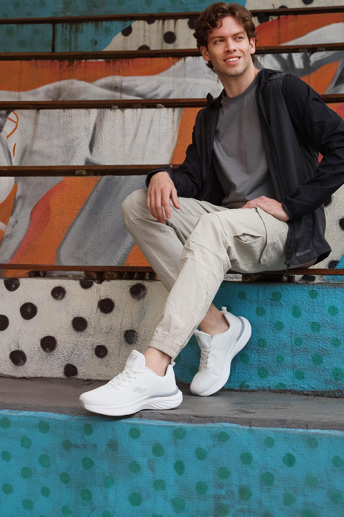 29578 Beyaz Erkek Sneaker Günlük Spor Ayakkabı