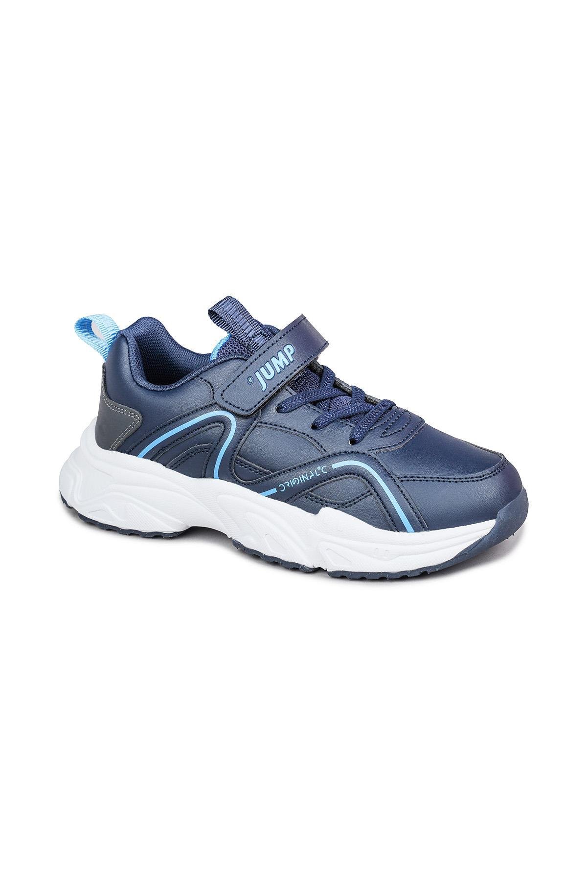 29603 Cırtlı Lacivert Üniseks Çocuk Sneaker Günlük Spor Ayakkabı