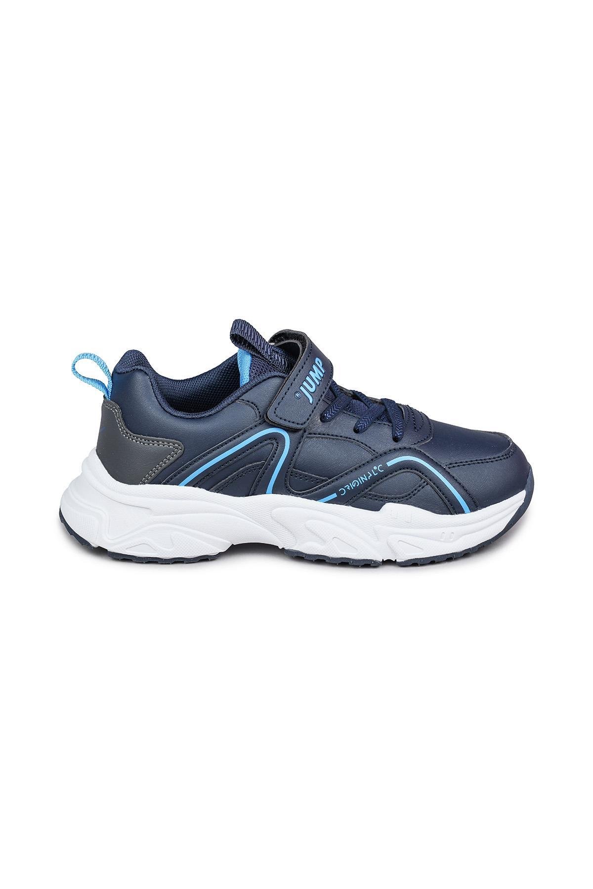 29603 Cırtlı Lacivert Üniseks Çocuk Sneaker Günlük Spor Ayakkabı