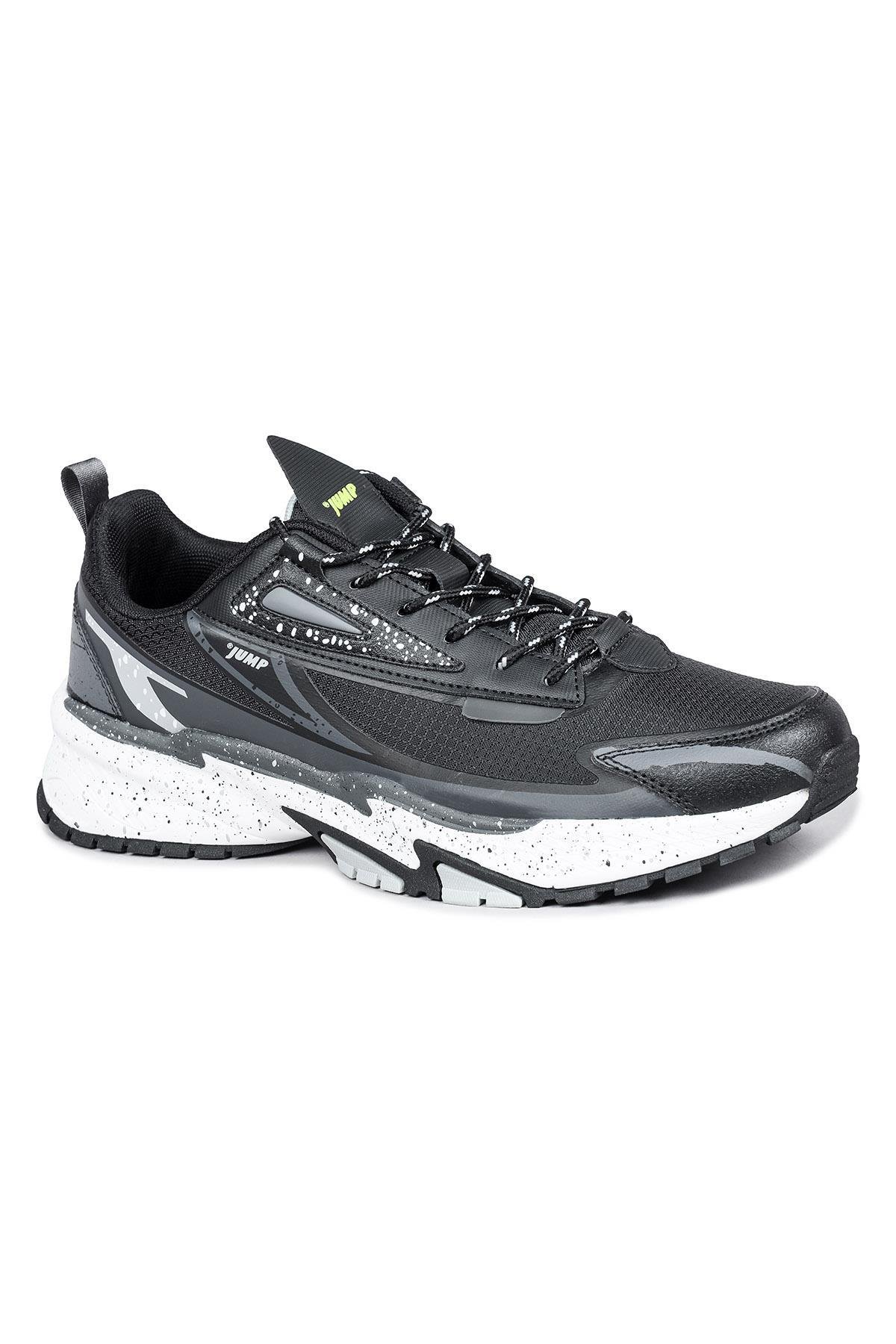 29726 Siyah - Gri Erkek Sneaker Günlük Spor Ayakkabı