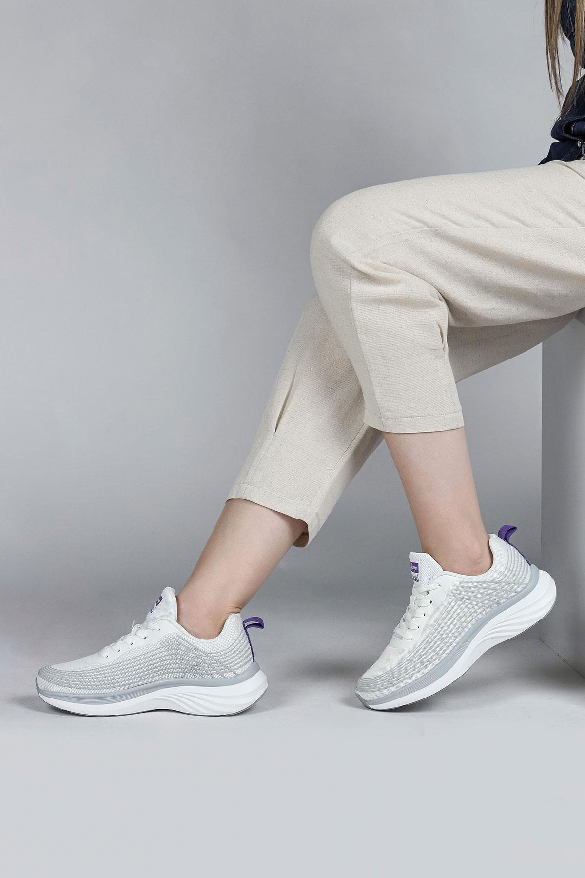 29828 Beyaz Kadın Sneaker Günlük Spor Ayakkabı