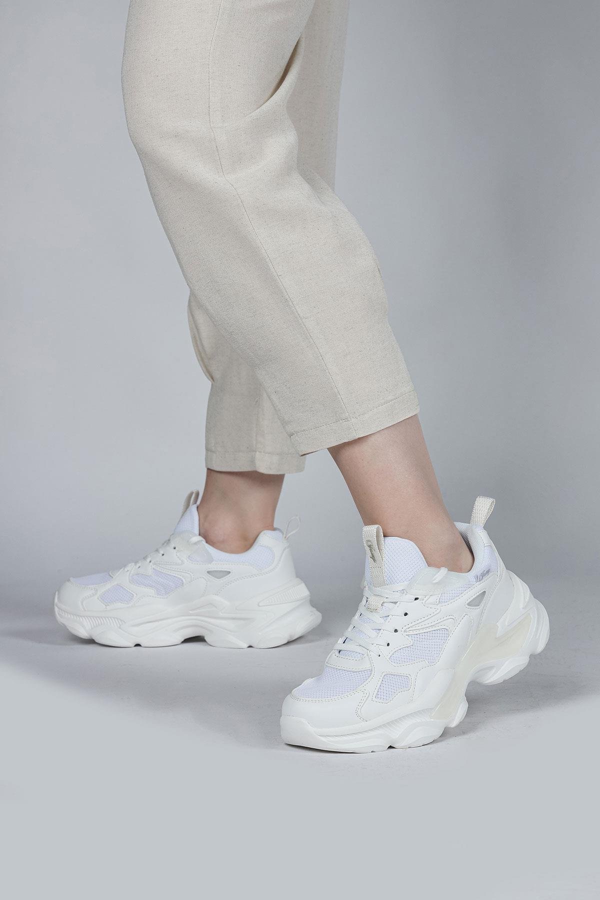 29891 Beyaz Kadın Sneaker Günlük Spor Ayakkabı