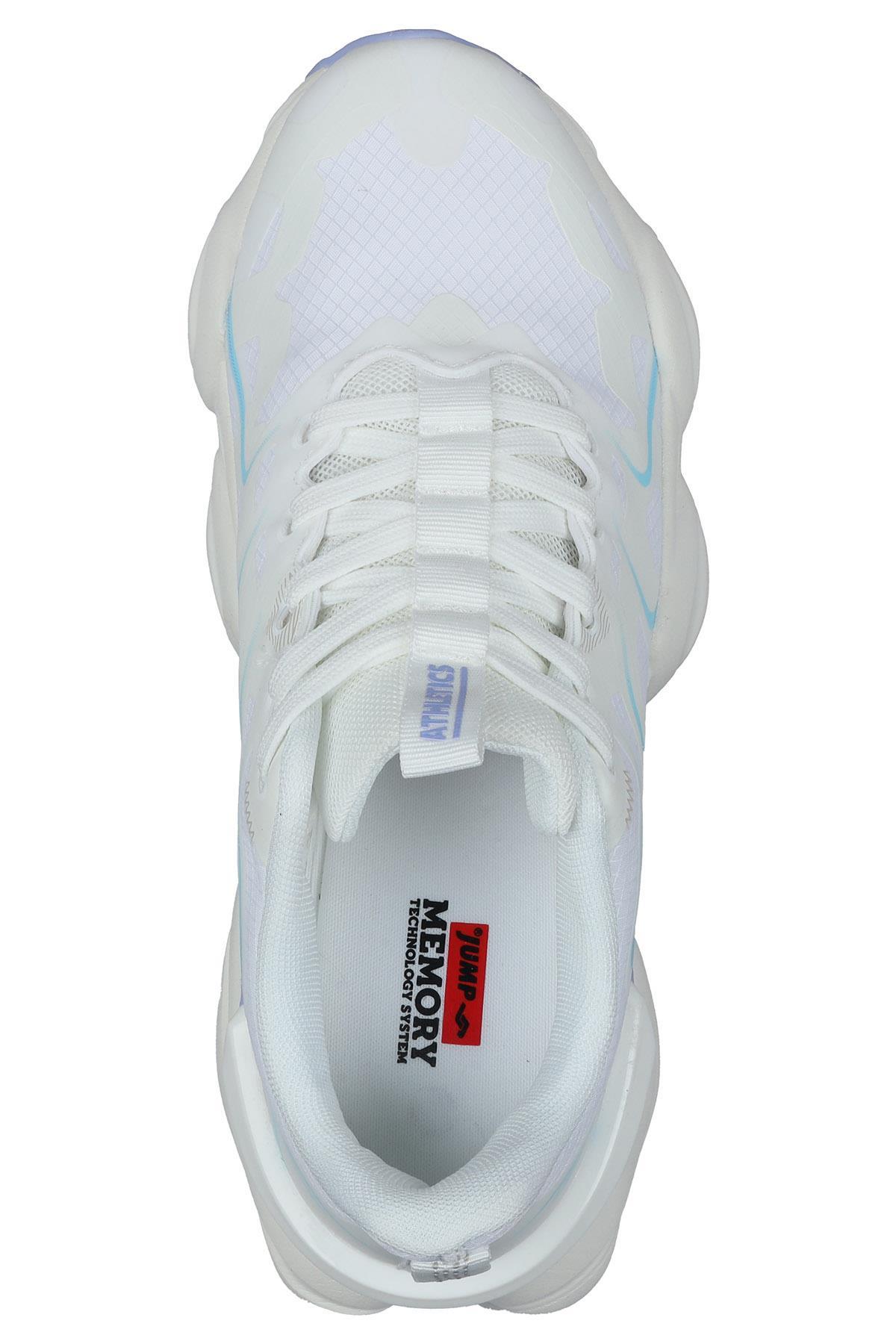 29907 Beyaz Kadın Sneaker Günlük Spor Ayakkabı