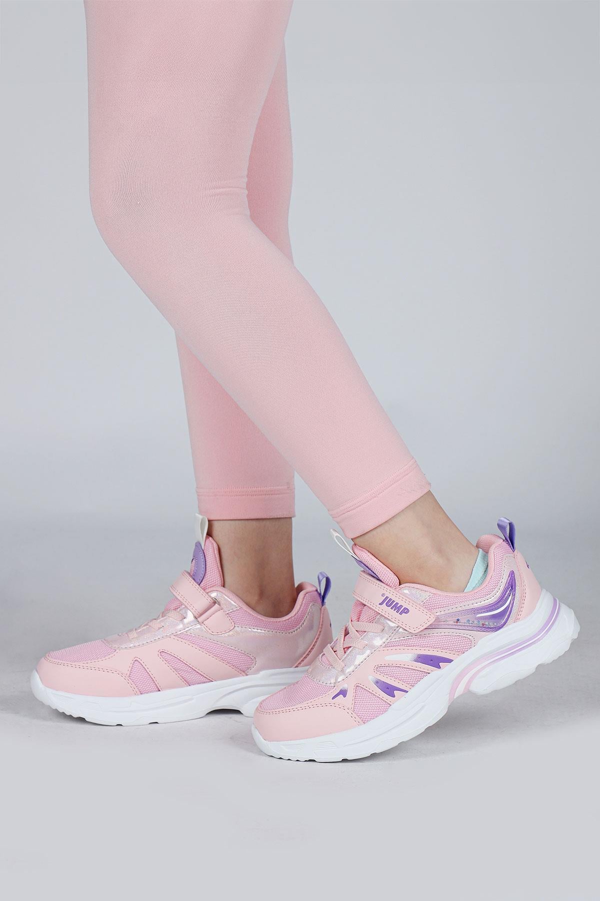 30053 Pembe - Mor Kız Çocuk Sneaker Günlük Spor Ayakkabı