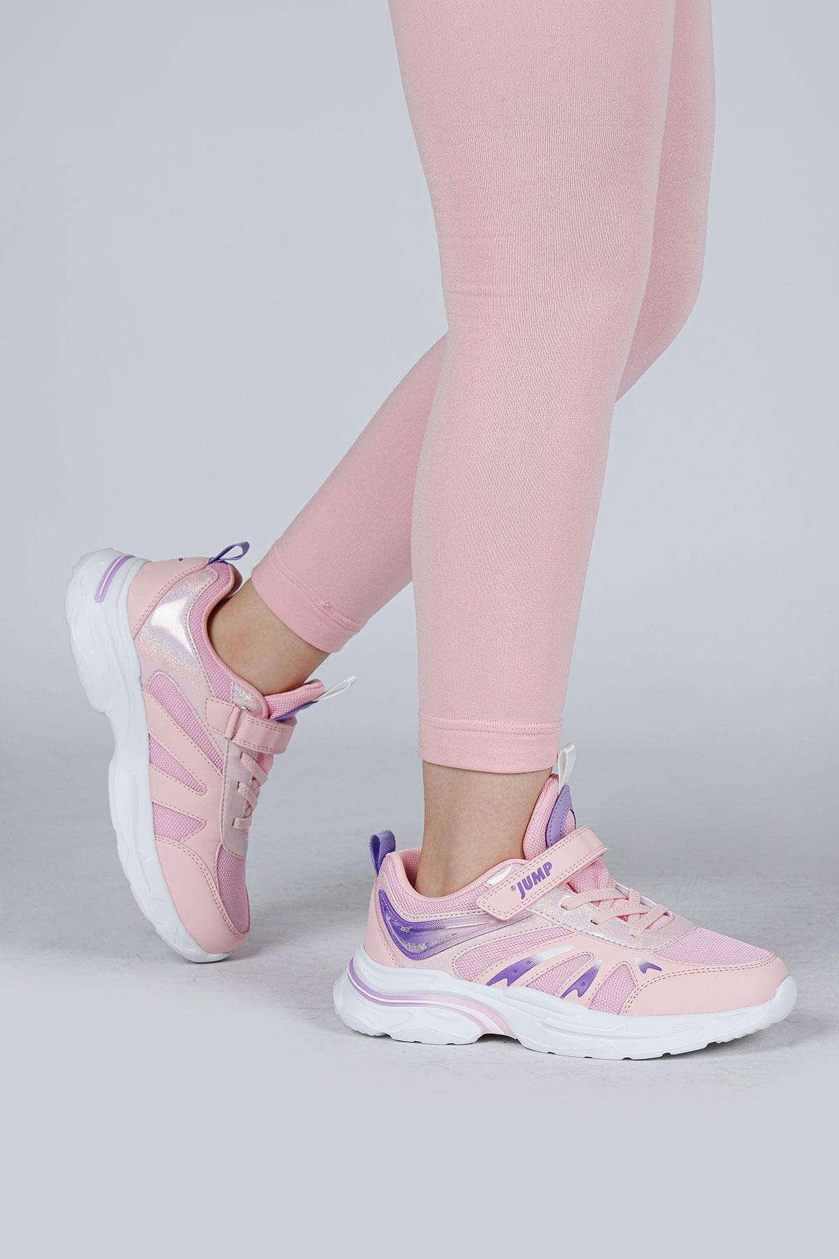 30053 Pembe - Mor Kız Çocuk Sneaker Günlük Spor Ayakkabı
