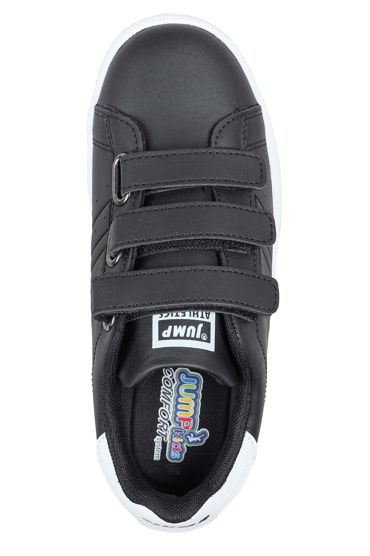 30110 Siyah Cırtlı Üniseks Çocuk Sneaker Günlük Spor Ayakkabı