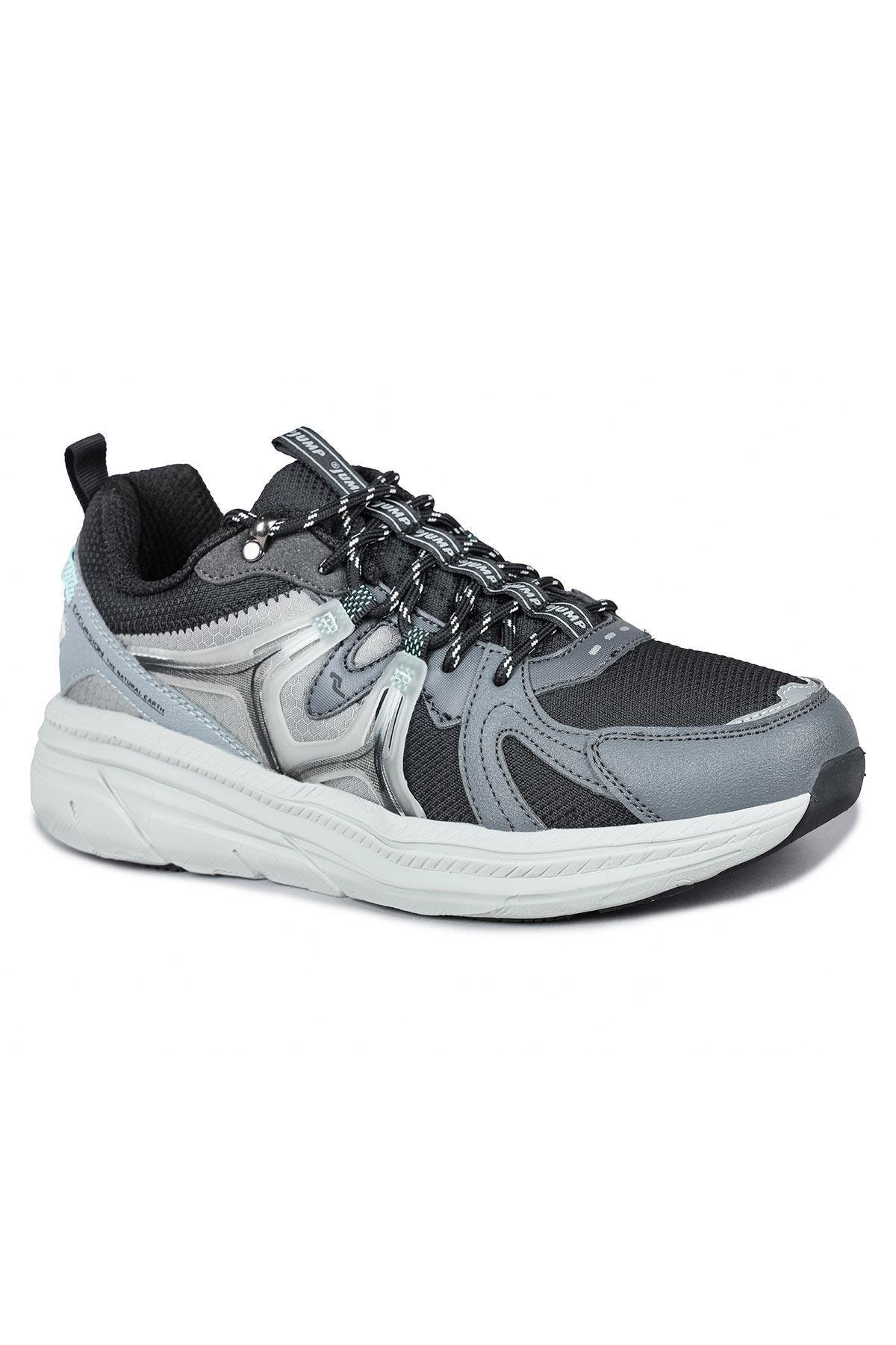 30612 Siyah - Gri Erkek Sneaker Günlük Spor Ayakkabı