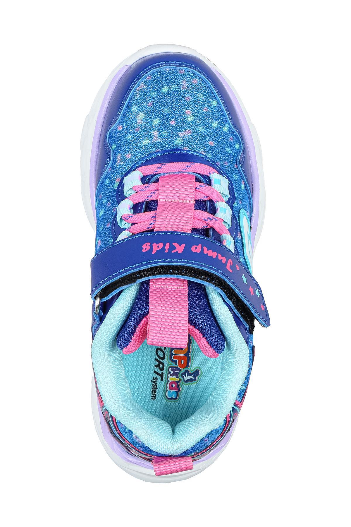 31007 Mor - Mavi  Sneaker Kız Çocuk Spor Ayakkabı