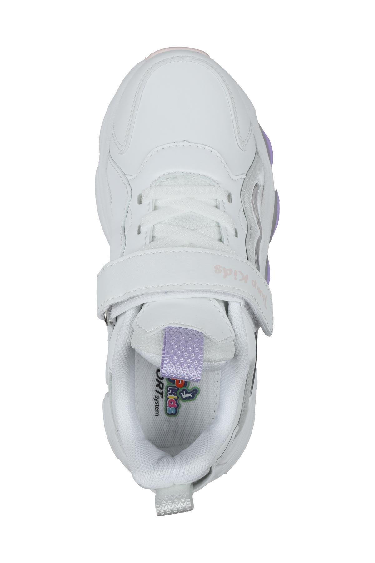 31098 Beyaz - Pembe Sneaker Kız Çocuk Spor Ayakkabı
