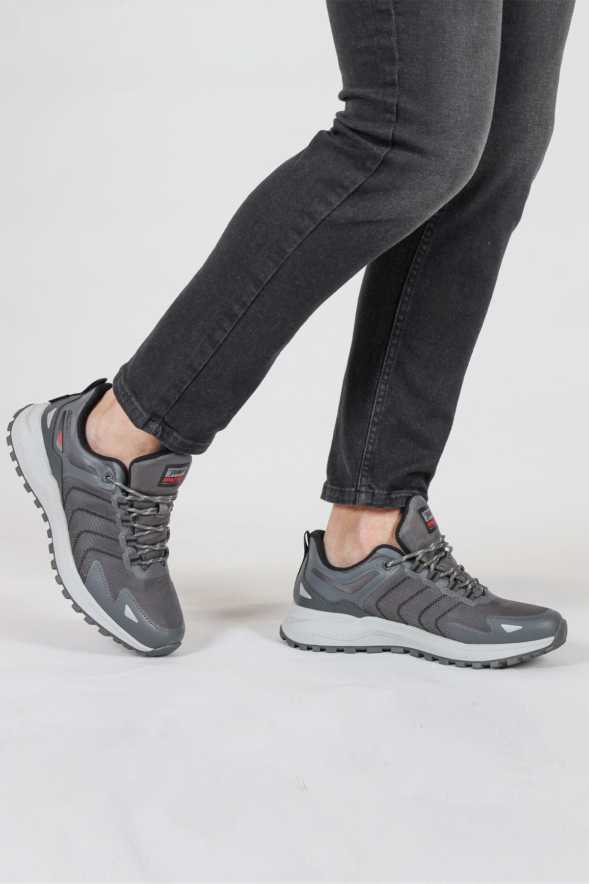 34650 Gri Erkek Sneaker Günlük Spor Ayakkabı