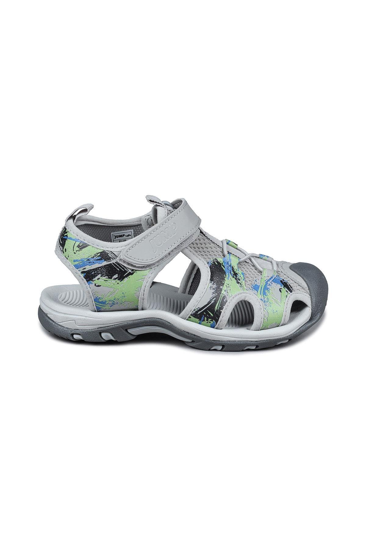 50027 Açık Gri Kız Çocuk Sandalet