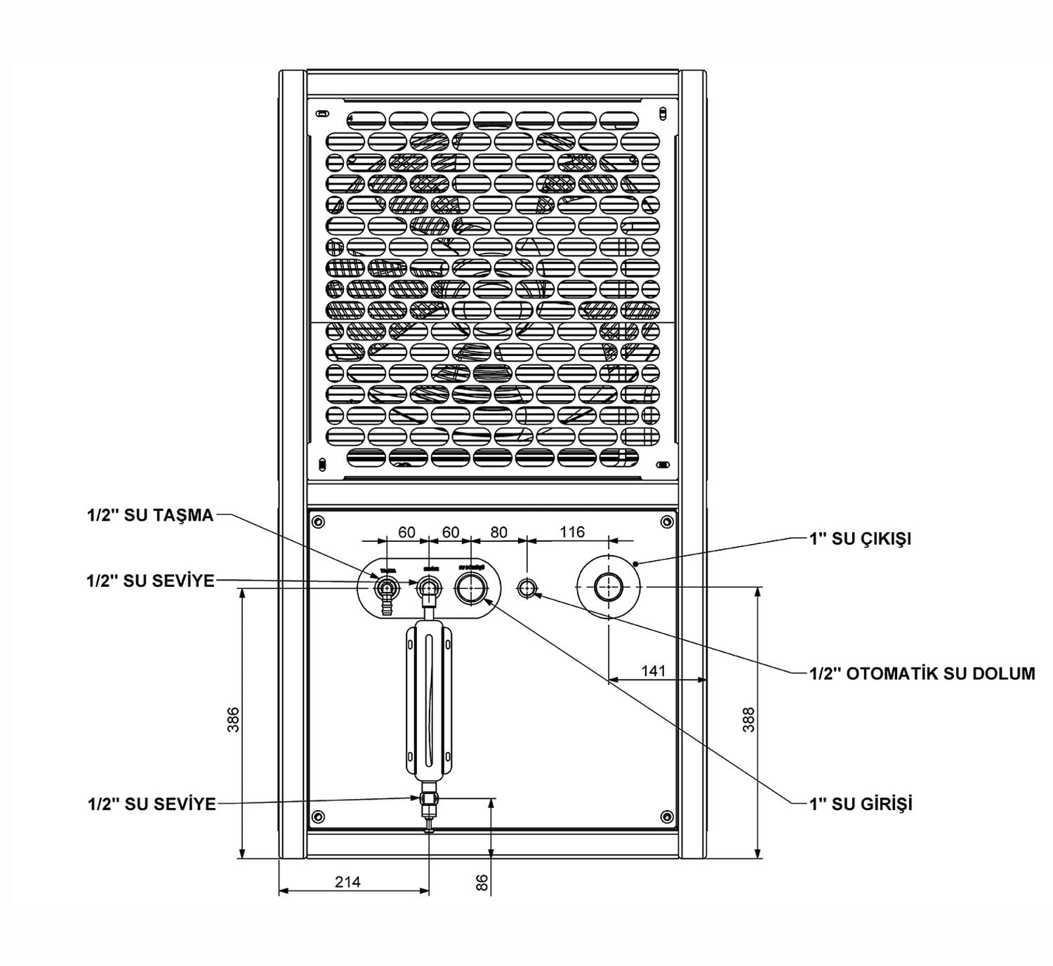 YNTC6 HAVA SOĞUTMALI CHILLER 6.9 kW